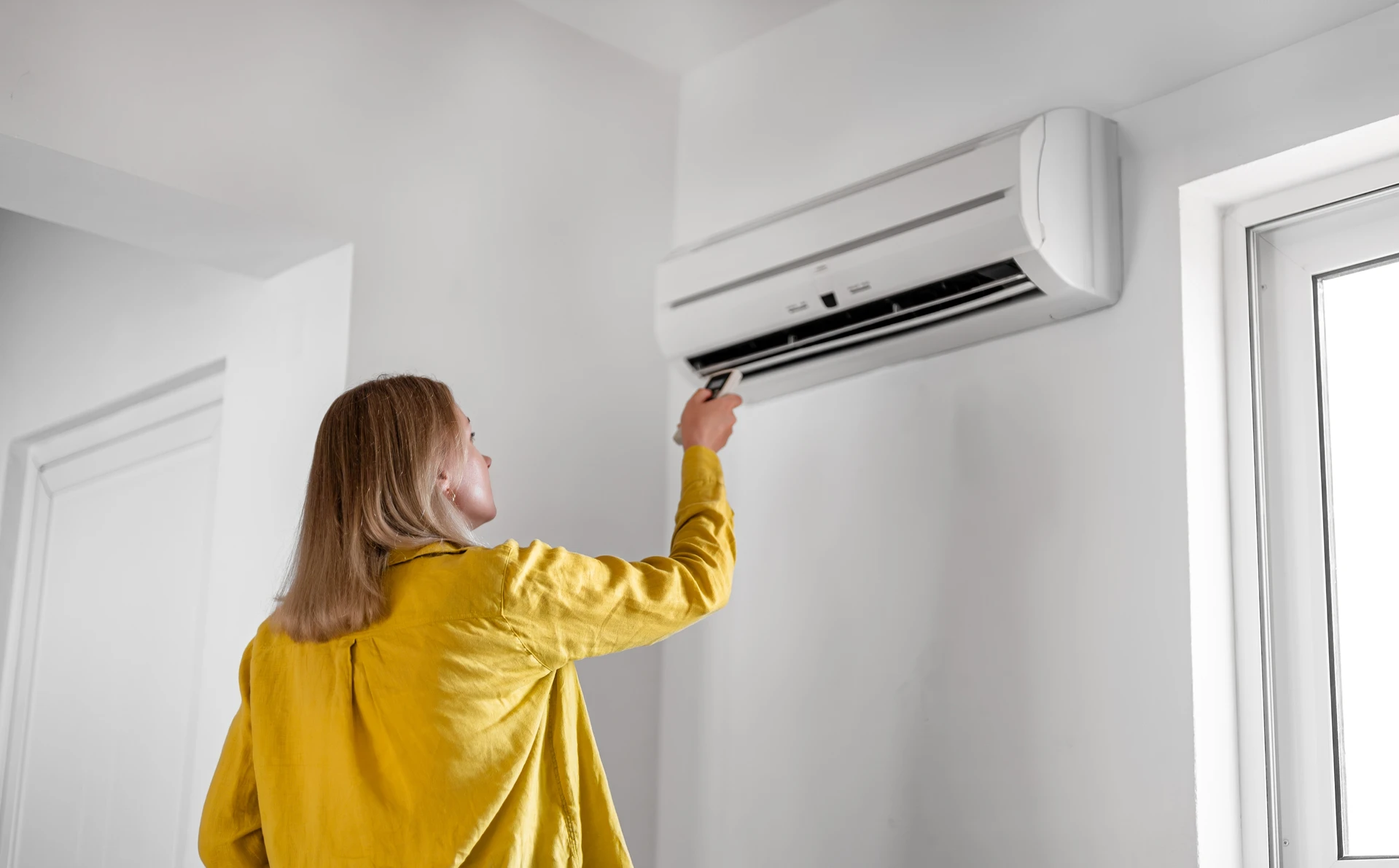 Installation extérieure de climatisation professionnelle